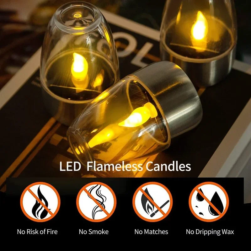 Solar Powered Flameless Candle - Smart Garden Light Camera review and price