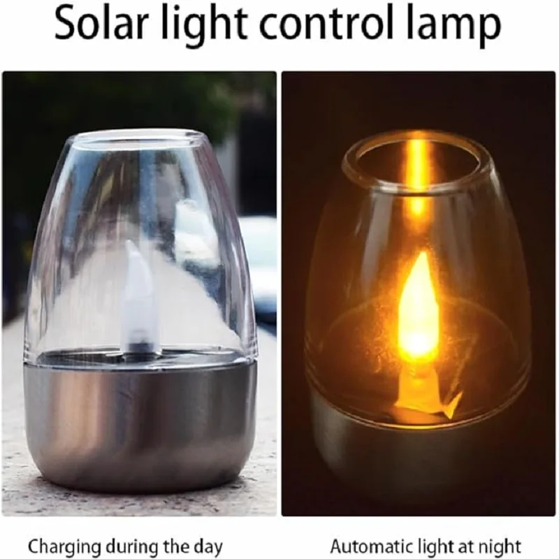 Solar Powered Flameless Candle - Smart Garden Light Camera review and price