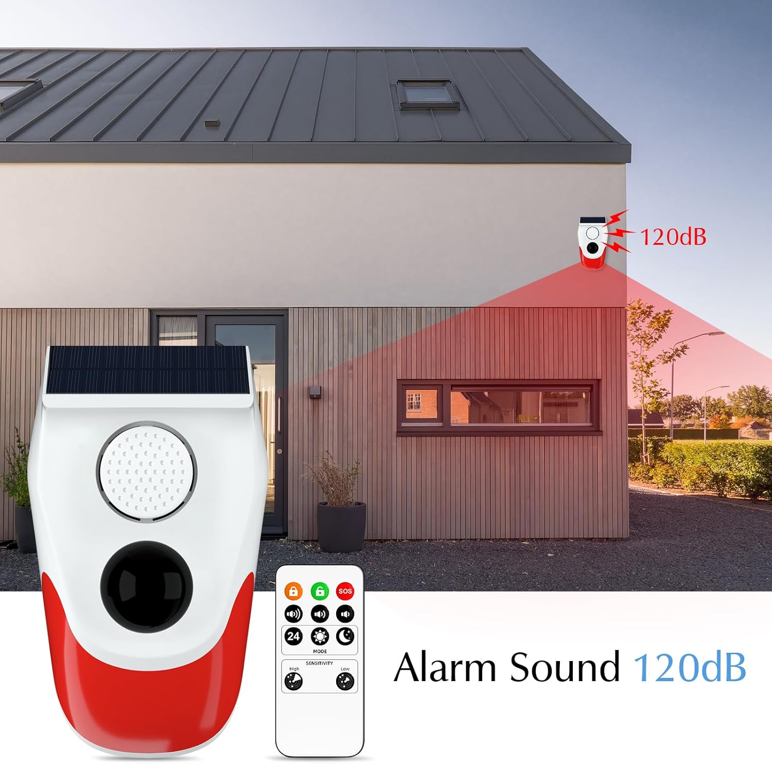 Solar Motion Sensor Outdoor Al - Smart Garden Light Camera review and price