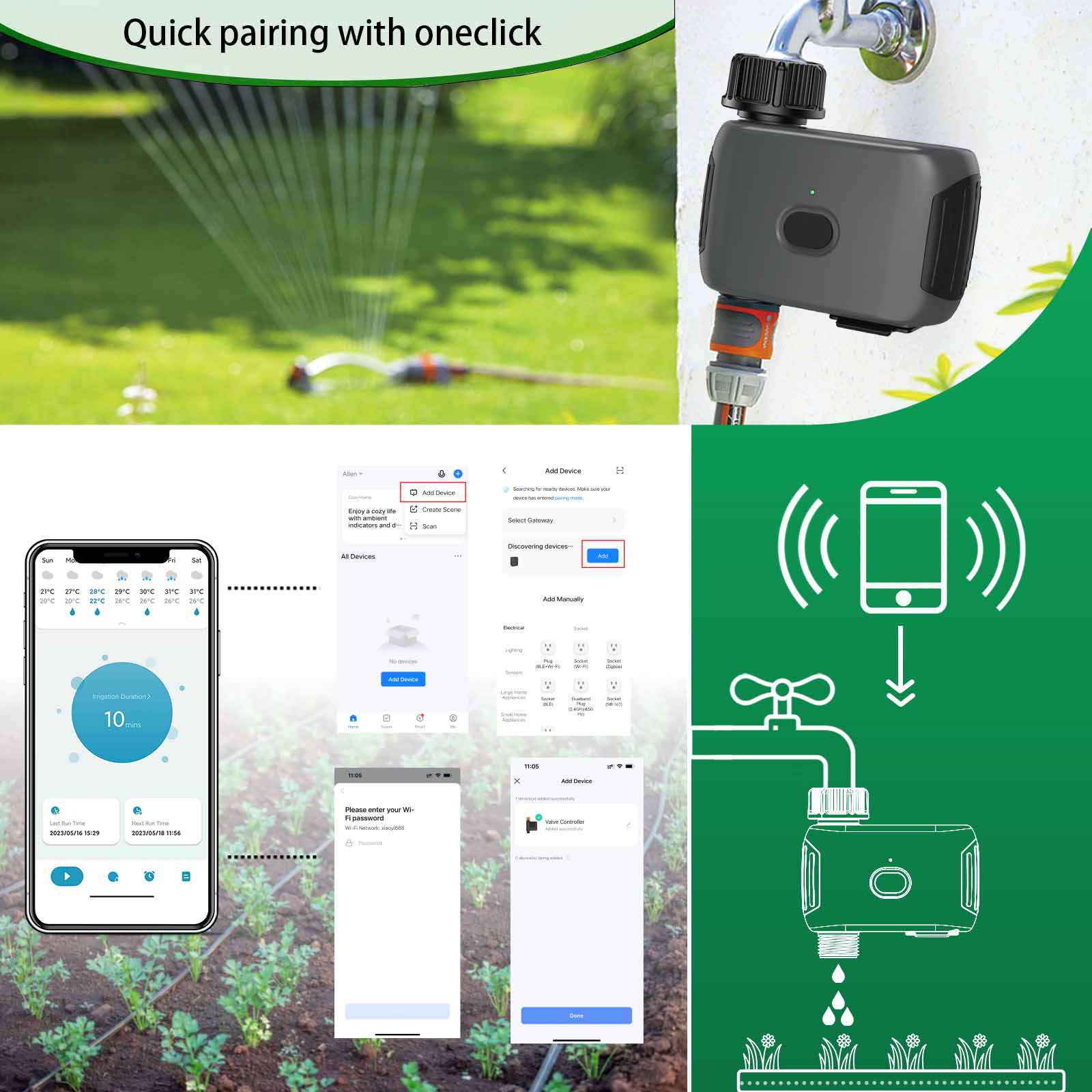 INSOMA automatic plant irrigat - Smart Garden Watering Can review and price