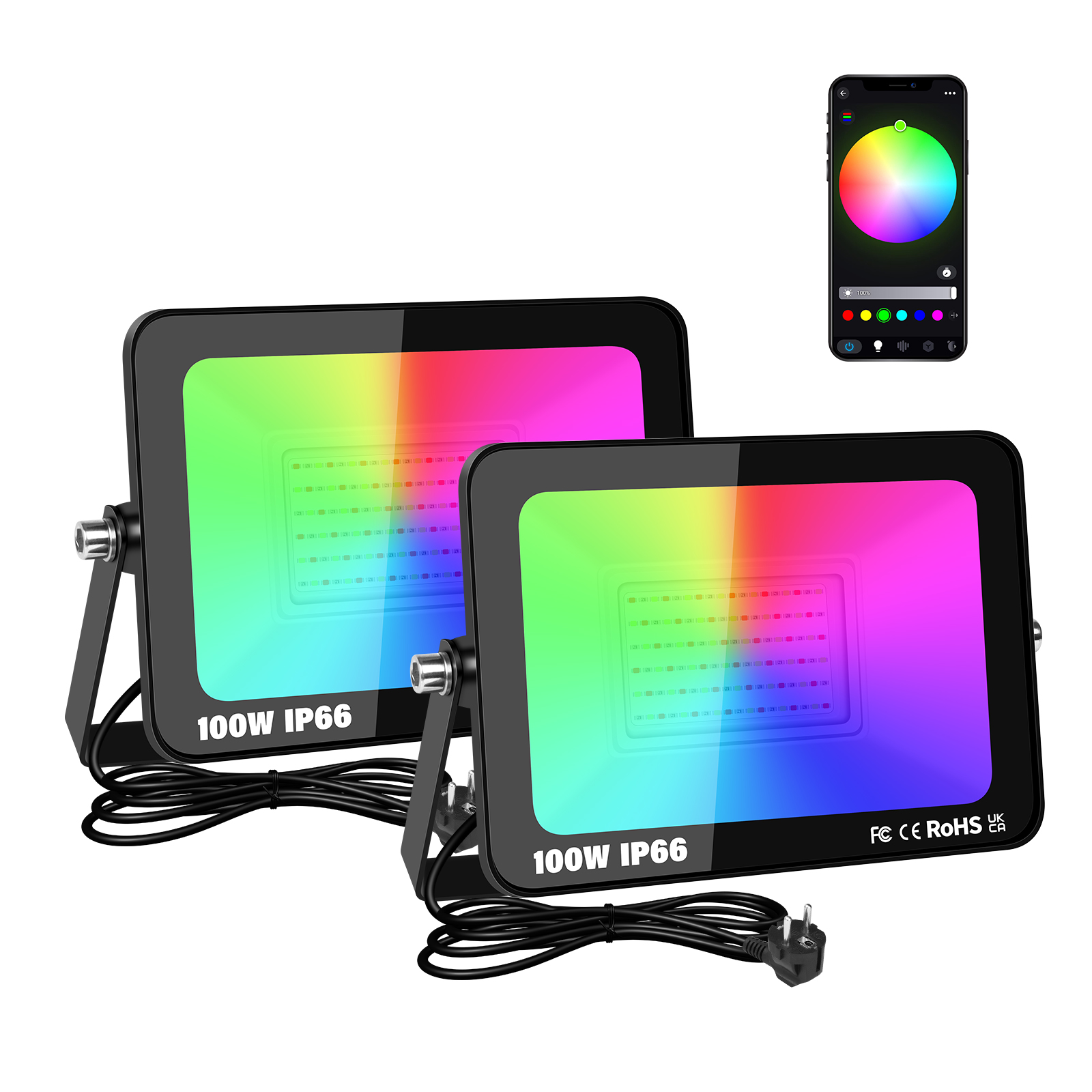 SKYWORLD APP RGB Smart Floodli - Smart Garden Led Lights review and price