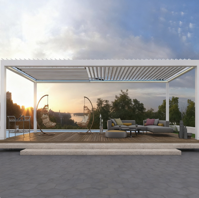 Aluminum Venetian Pergola,Elec - Smart Garden Construct review and price