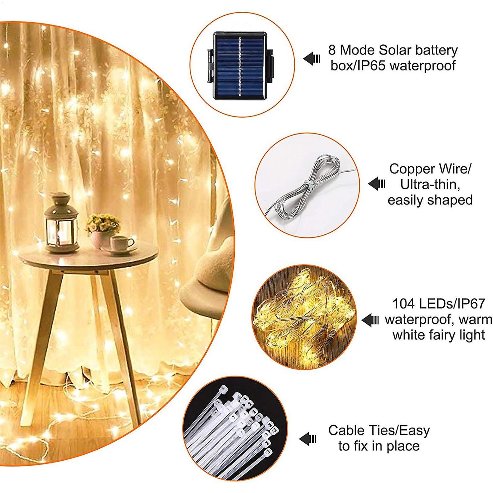 104 LED Solar Power Patio Umbr - Smart Garden Umbrella review and price