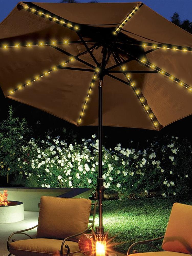 104 LED Solar Power Patio Umbr - Smart Garden Umbrella review and price
