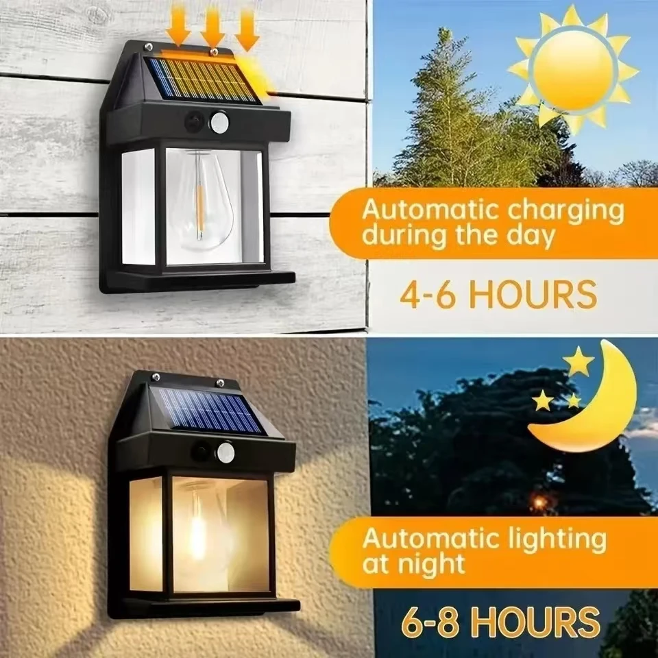 Outdoor Solar Tungsten Wall Li - Smart Garden Light Camera review and price
