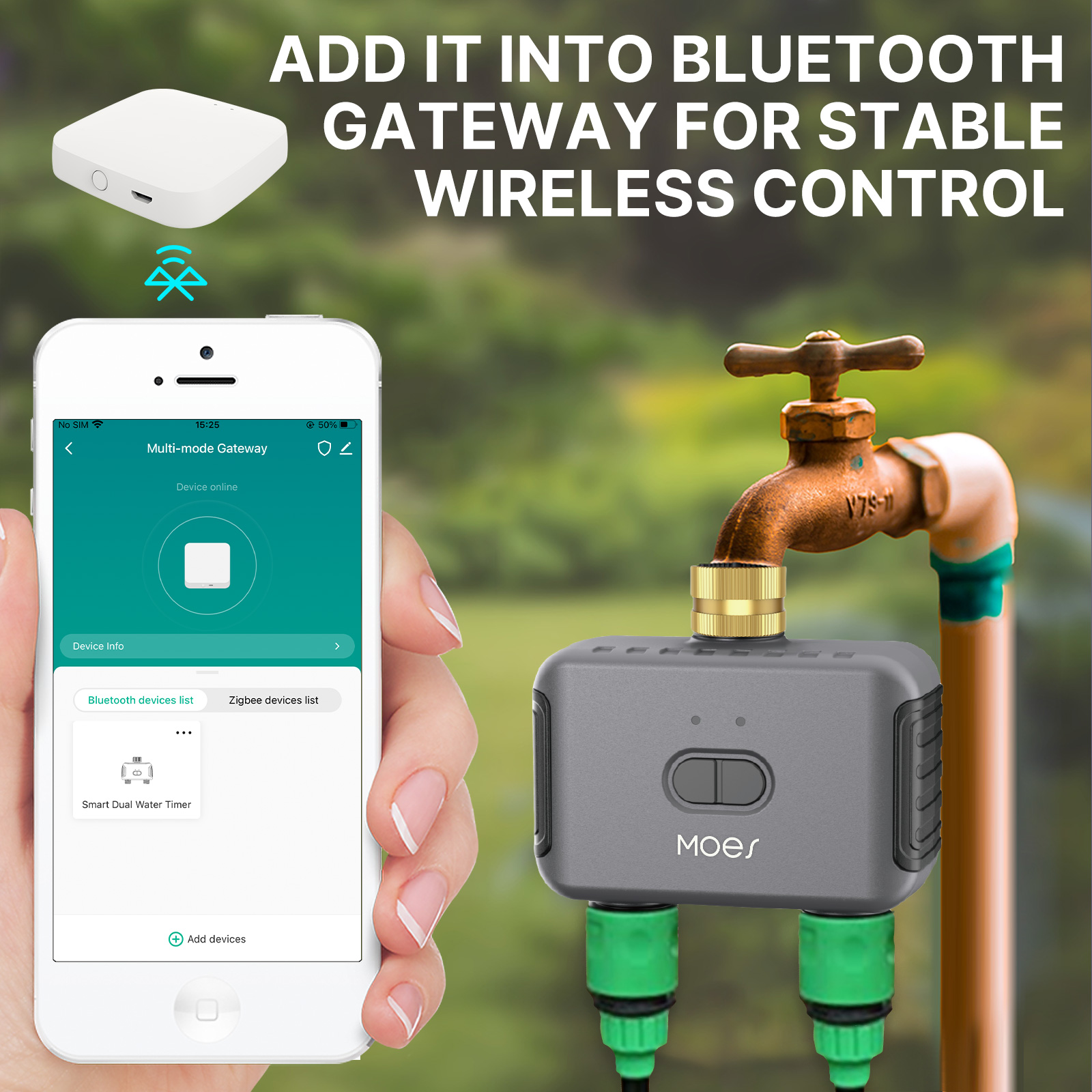 MOES Bluetooth Smart 2-Way Wat - Smart Garden Watering Can review and price