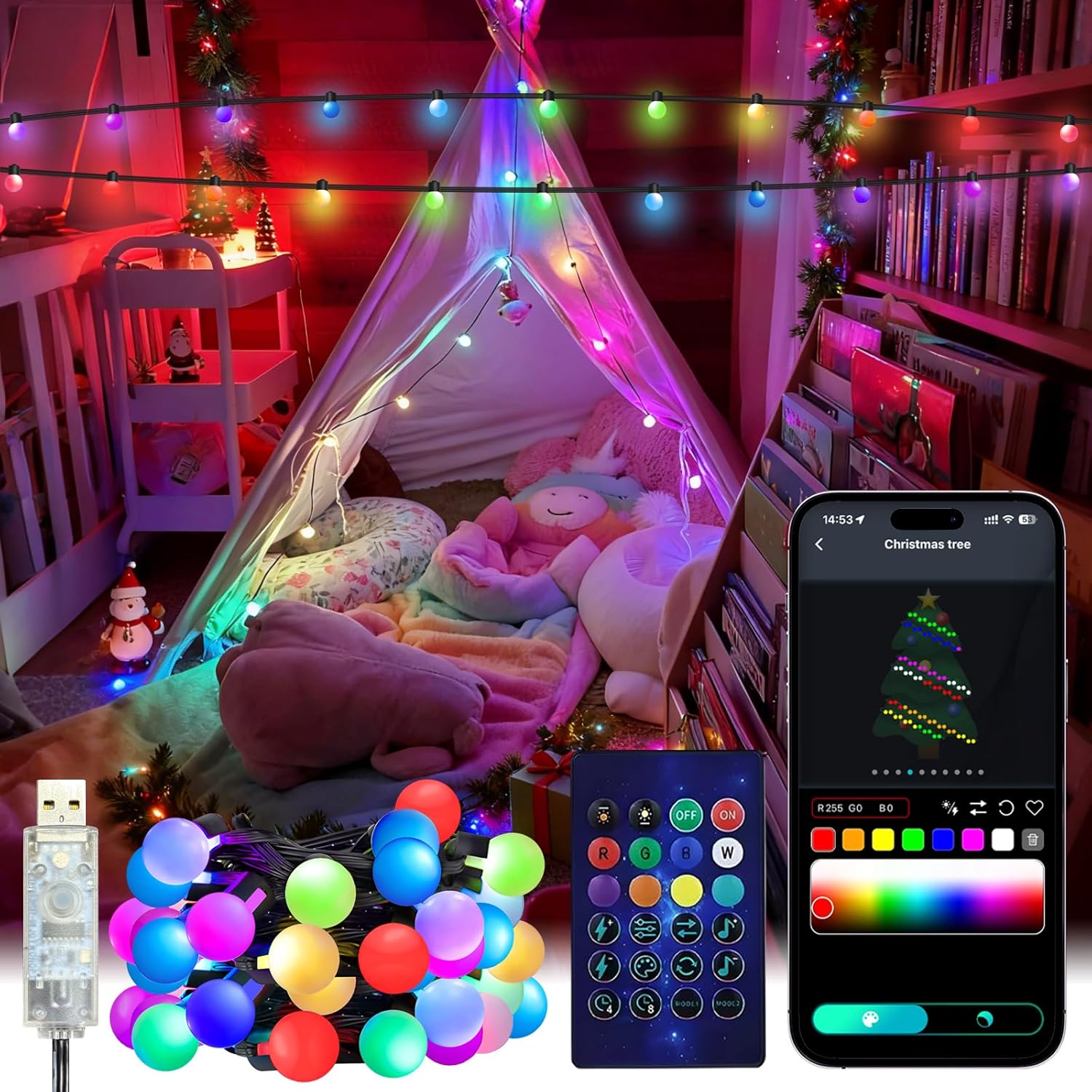 Smart Globe String Lights 5/10 - Smart Garden Led Lights review and price