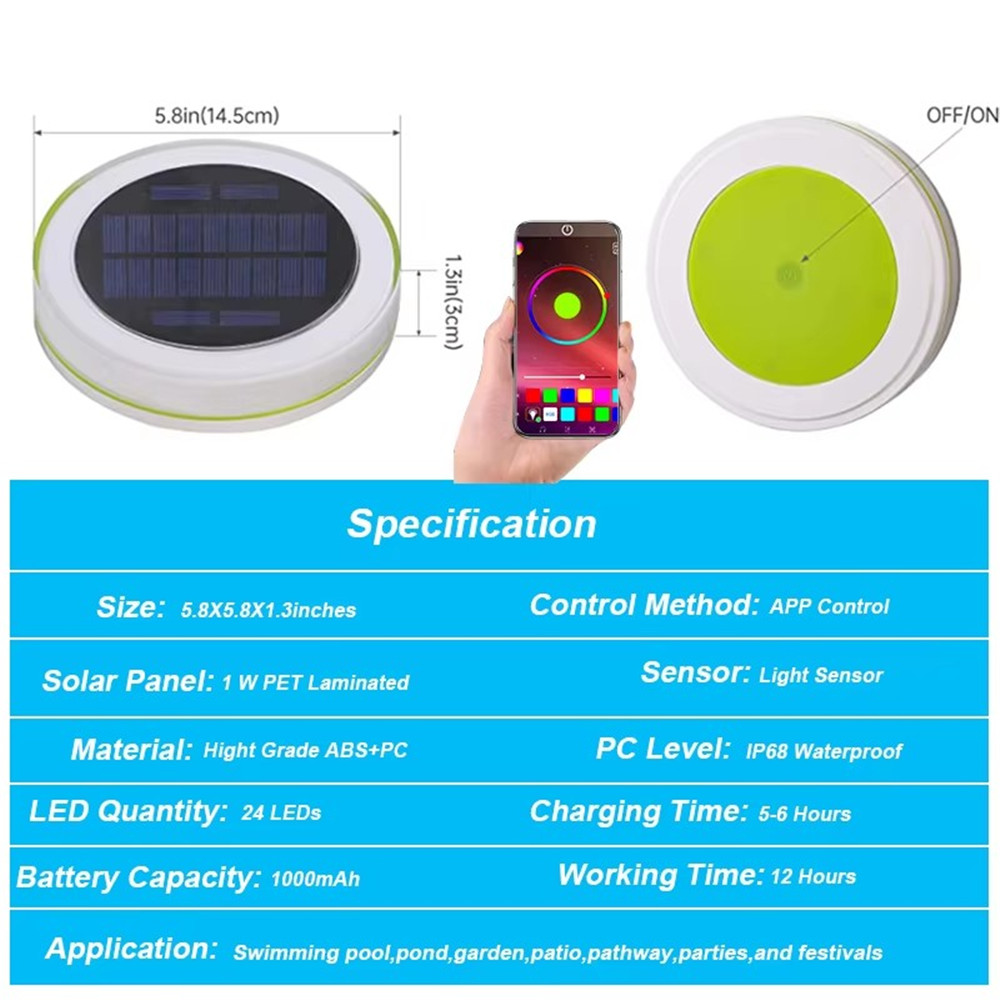 Solar LED Water Float Light Ou - Smart Garden Led Lights review and price