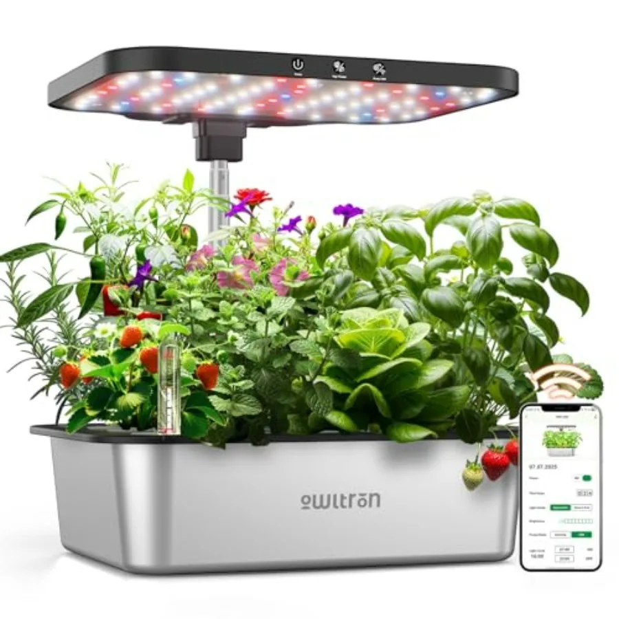 Indoor herb garden kit with 15 - Smart Garden Construct review and price