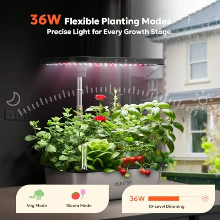 Indoor herb garden kit with 15 - Smart Garden Construct review and price