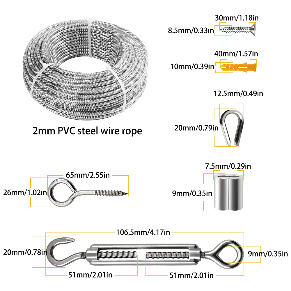 10-25M Steel Wire Rope Stainle - Smart Garden Fence review and price