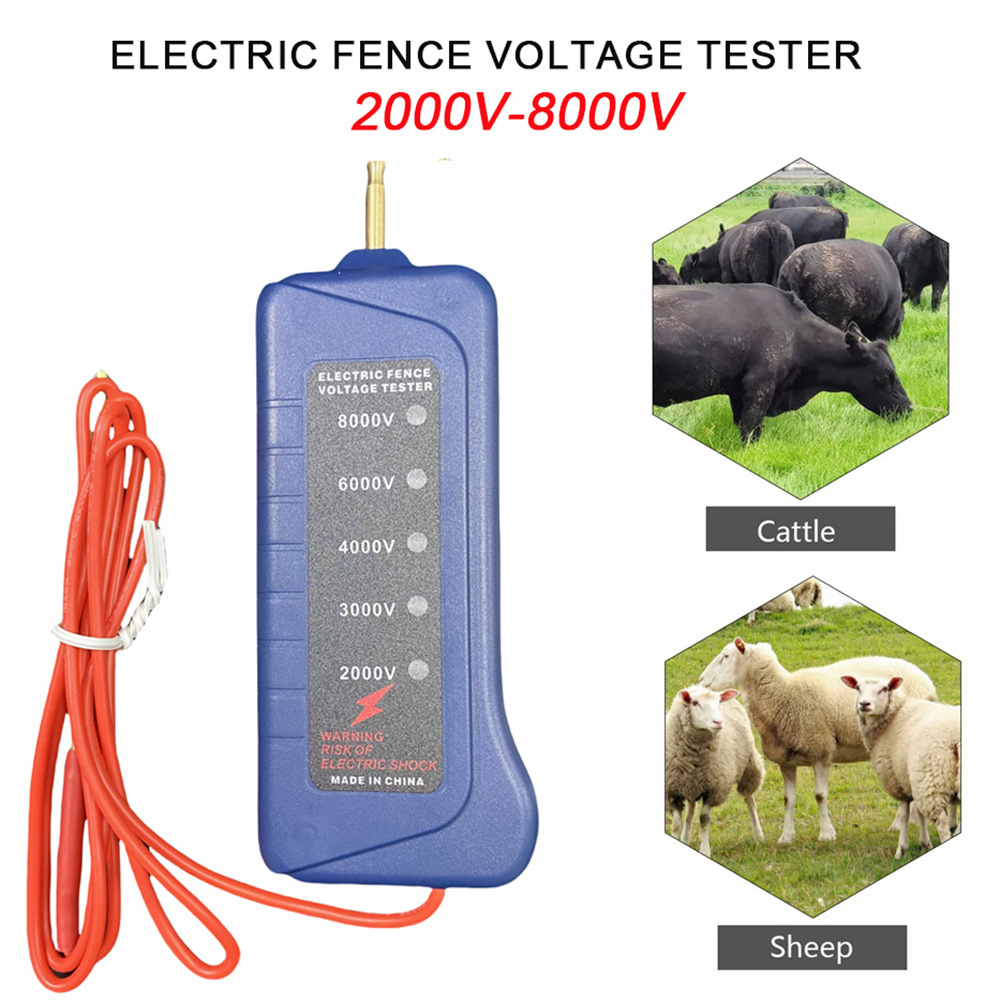 2000V-8000V Electric Fence Tes - Smart Garden Fence review and price