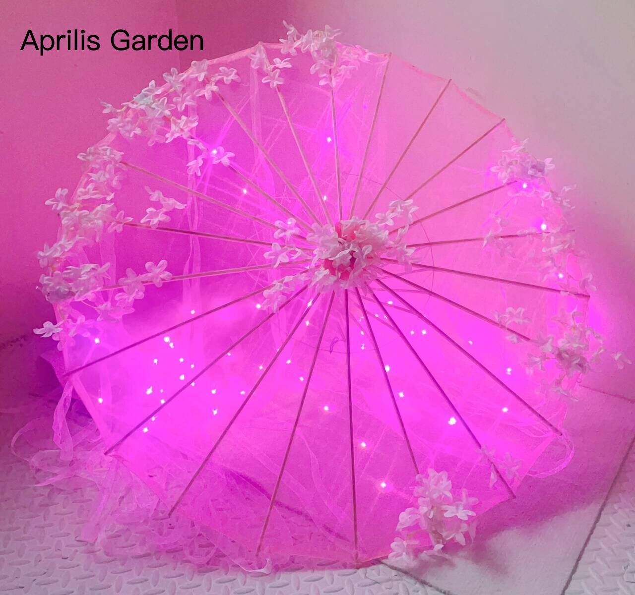 LED Yarn Silk Cloth Lace Decor - Smart Garden Umbrella review and price
