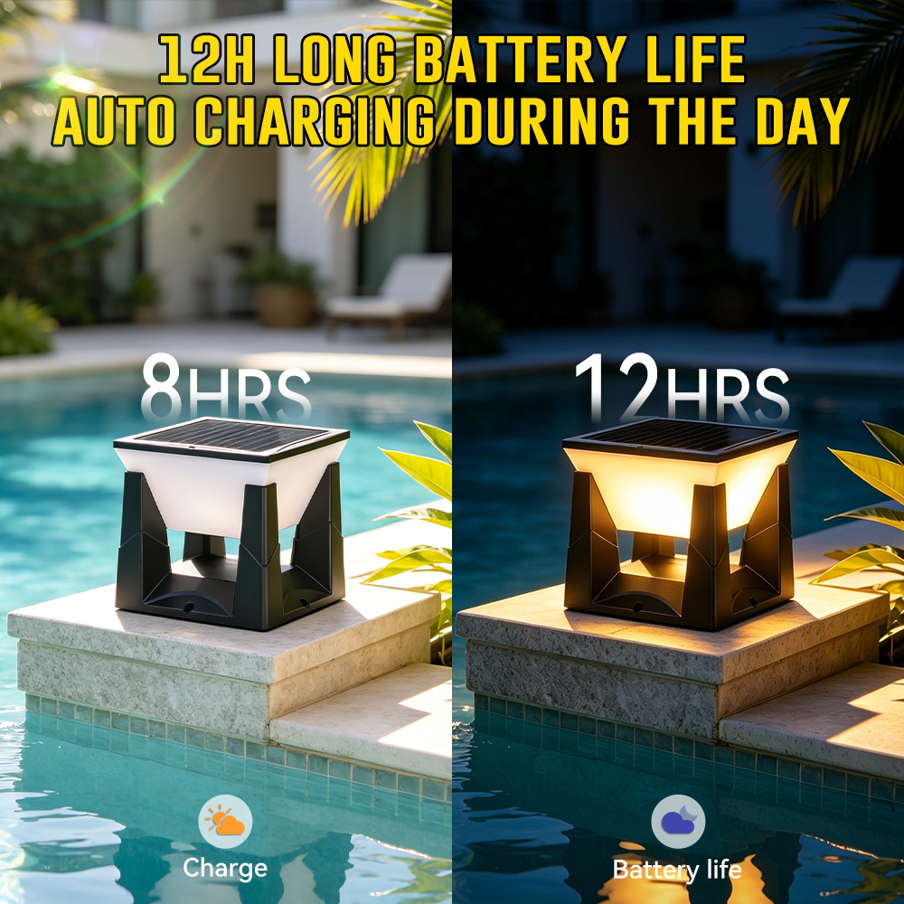 Waterproof LED Solar Pillar La - Smart Garden Fence review and price